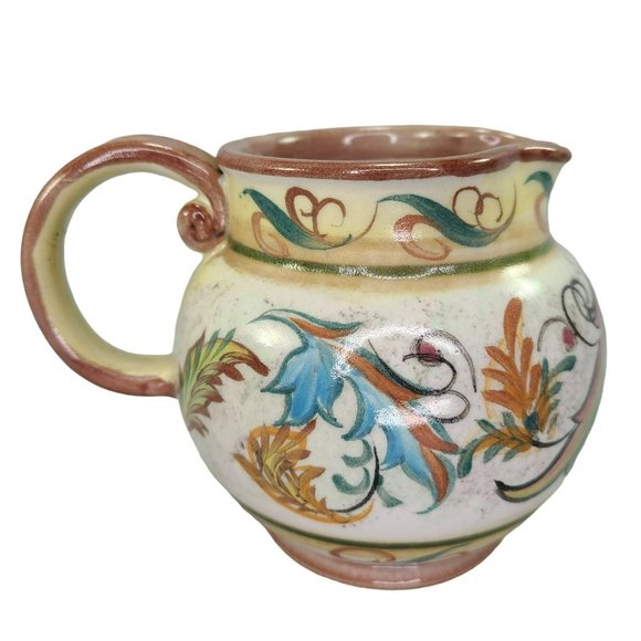Glyn Colledge Other - Vintage Denby Glyn Colledge Stoneware Pottery Jug Decorated Leaves Artist Signed